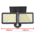 Wason Surgance Solar Lights Outdoor 1000 Lumens 6500k Luas Laras 3 Modes Waterproof IP65 Wireless Motion Sensor Wall Light